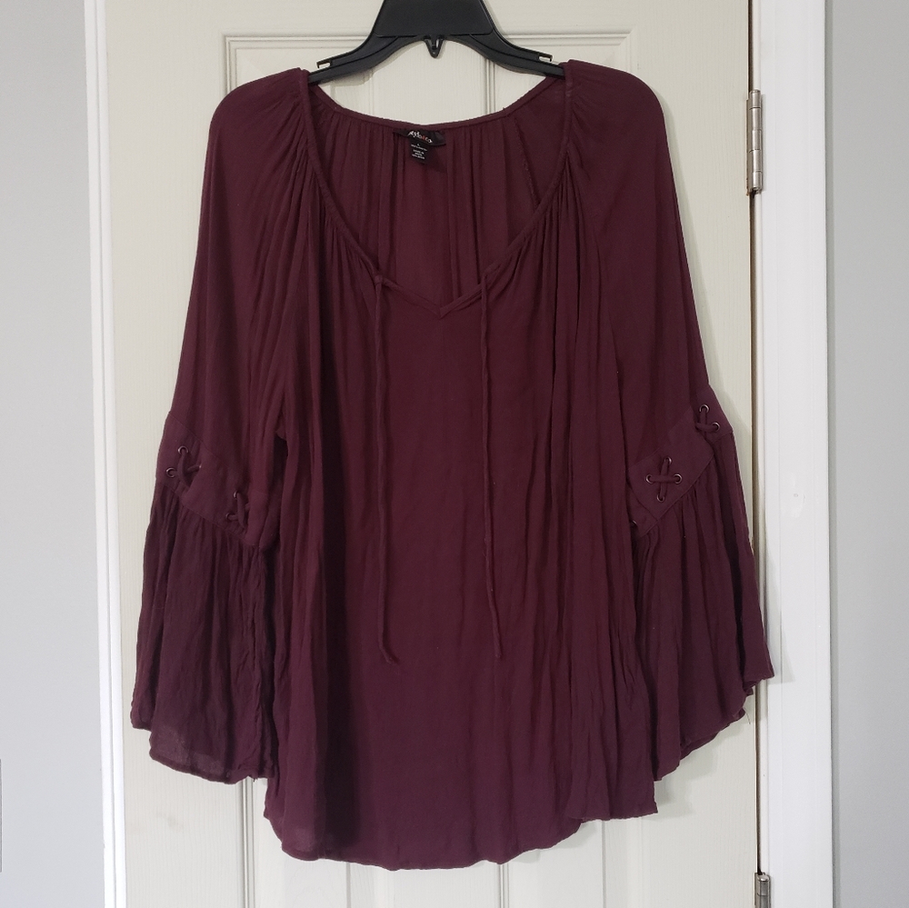Style & Co BoHo Blouse Size Large